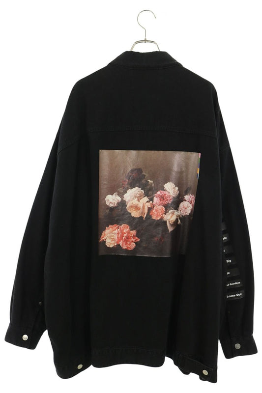 RAF SIMONS 18SS Aesthetics of Power Photo Denim Jkt Size XL