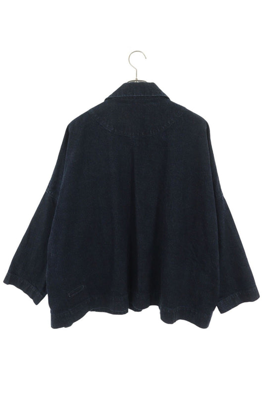 Dulcamara Short Denim Jacket Indigo Cotton Size 0