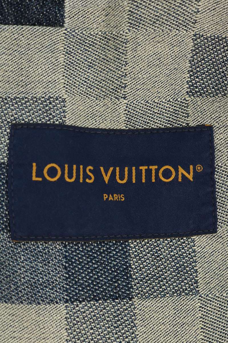 LOUISVUITTON 24SS Damier Classic Denim Jacket Indigo Size 56