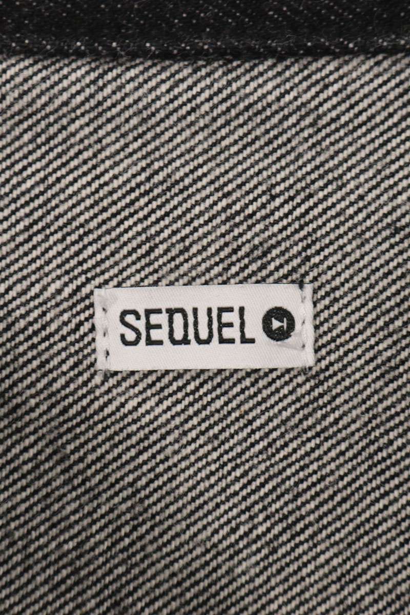 SEQUEL 26SS One-Wash Cotton Denim Jacket Black Size L