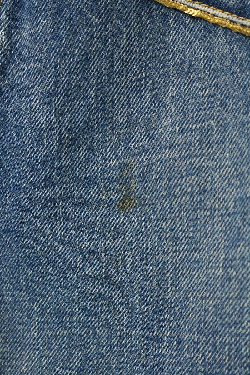 CELINE 22SS Star Embroidered Loose Denim Teddy Jacket Size M