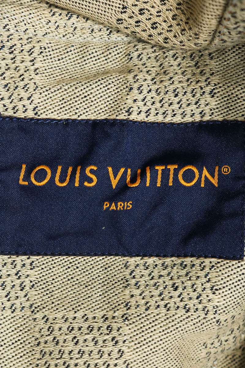 LOUISVUITTON 26SS Damier Denim Jacket Blue Size 44