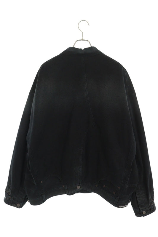 BALENCIAGA 23AW Reconstructed Oversized Jacket Black Size S