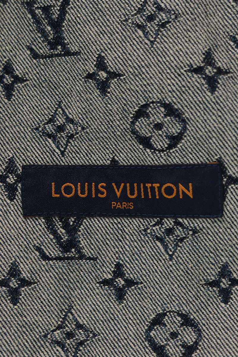 LOUISVUITTON 20AW Giant Damier Waves Denim Jacket Size 56