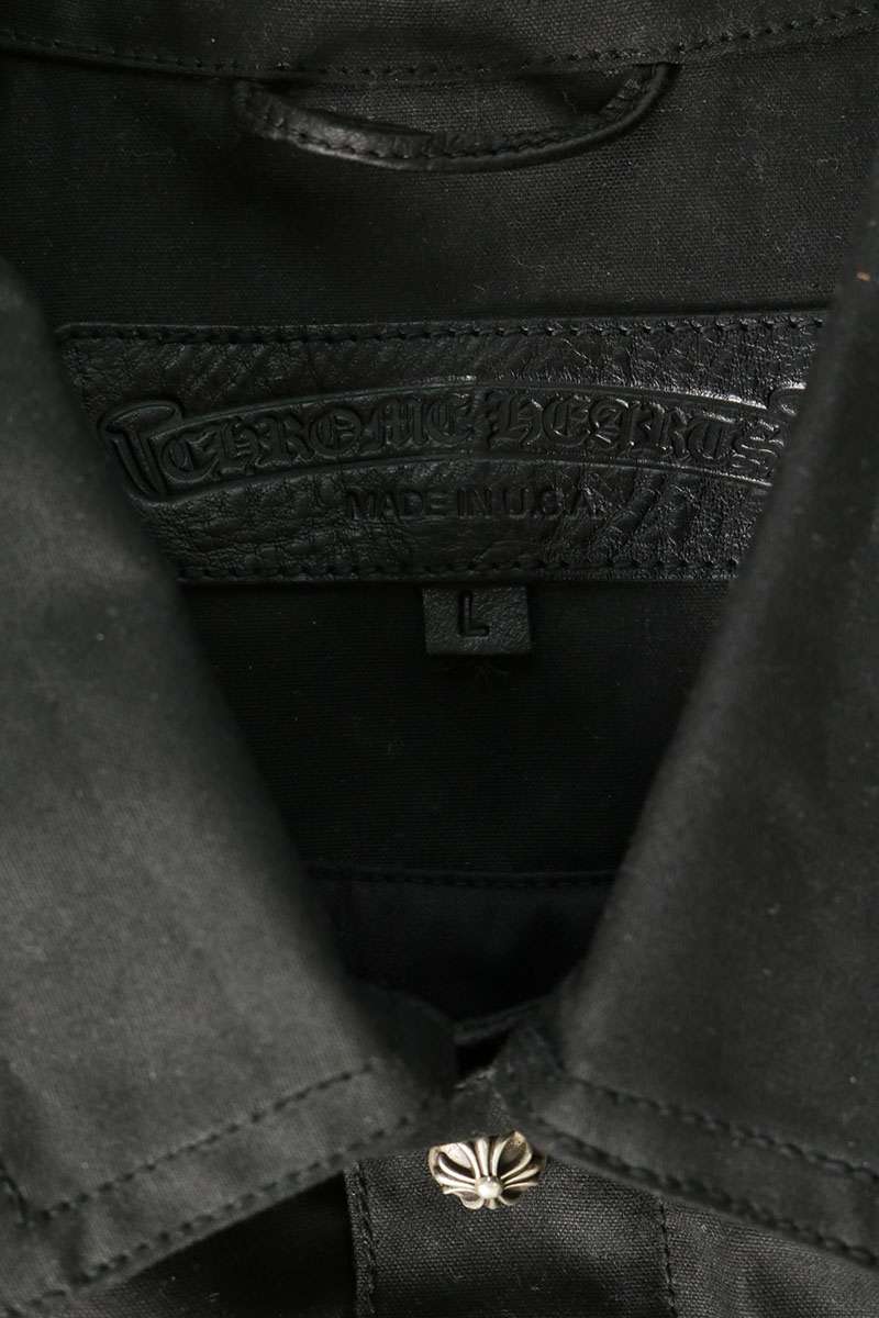 Chrome Hearts WHIPLASH Oil Processed Denim Jacket Size L