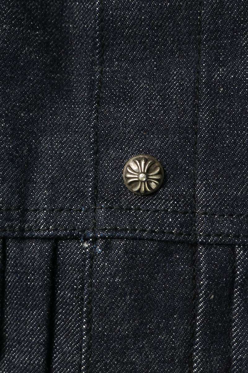 Chrome Hearts WHIPLASH FRBC Cross Ball Denim Jacket Size L
