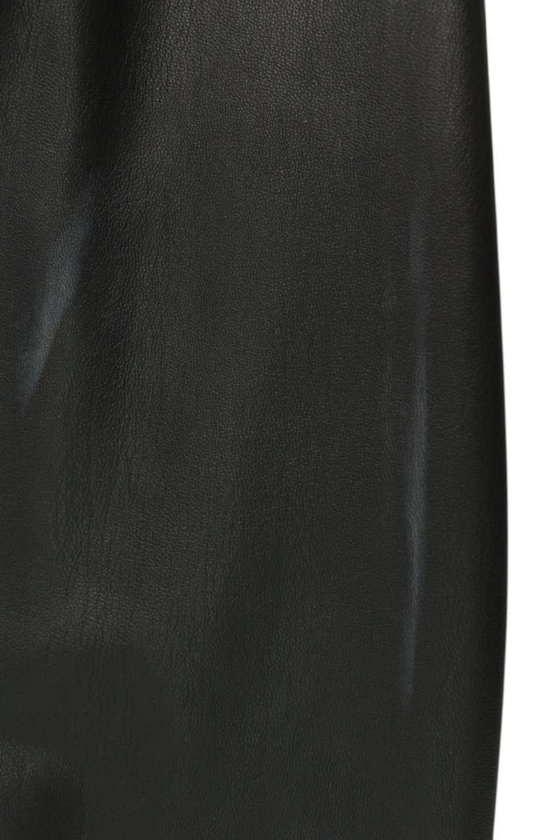 PANERO Leather Coat Black Size L