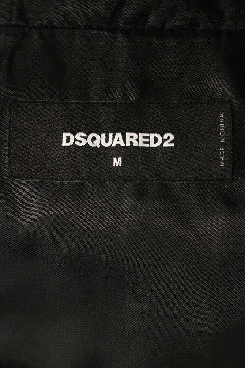 DSQUARED Back Logo Nylon Coat Black Size M