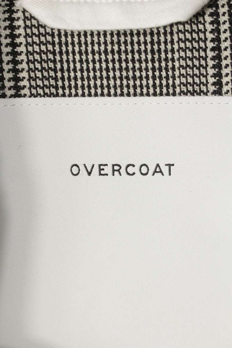OVERCOAT Glen Check Raglan Wool Coat Gray Size S