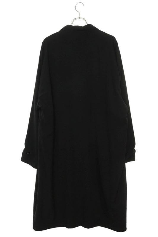 GroundY Wool Flap Pocket Long Coat Black Size L