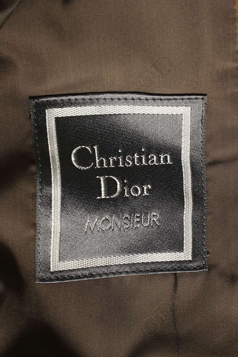 Christian Dior MONSIEUR Cashmere Stand Collar Coat Size M