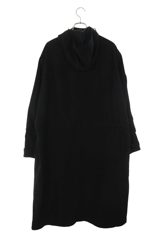 Ysformen Hooded Wool Long Coat Black Size L