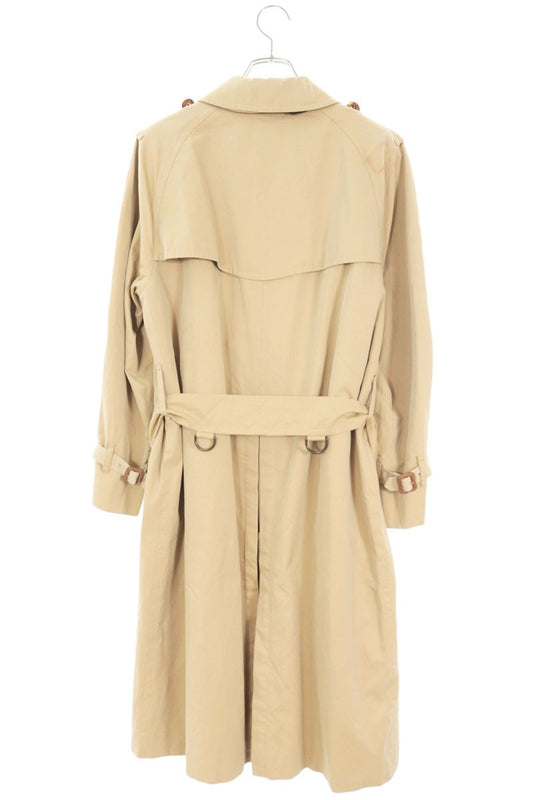 Burberry Nova Check Lined Trench Coat Beige Size L