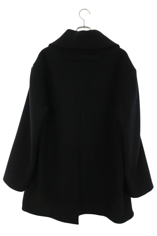 toogood THE OFFICER COAT Cashmere Wool Blend Black Size 5