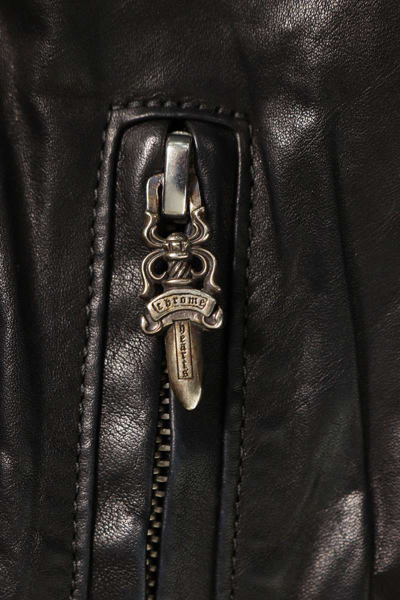 Chrome Hearts DSMG Exclusive Lambskin Riders Jacket Size S