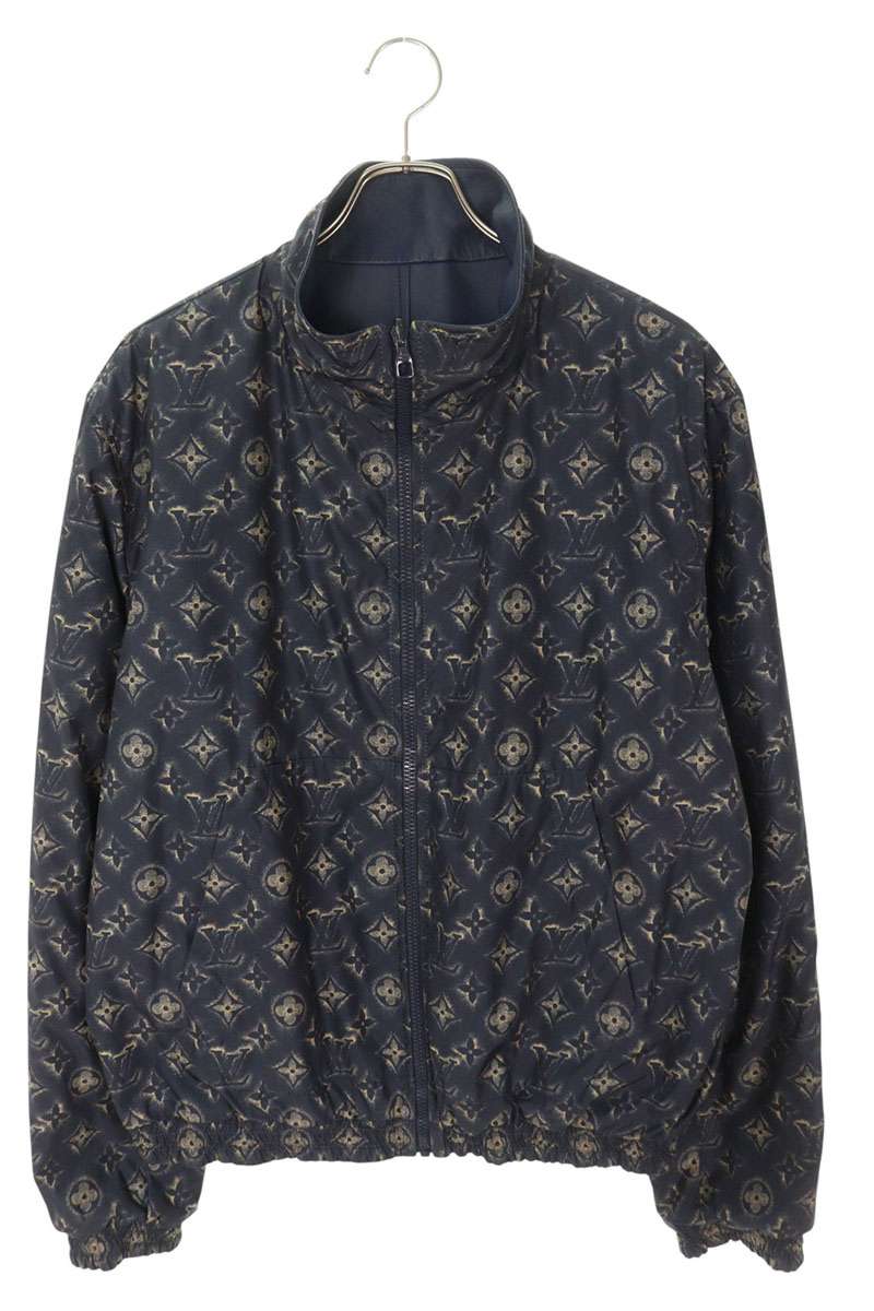 LOUISVUITTON Monogram Reversible Lambskin Jacket Size XL