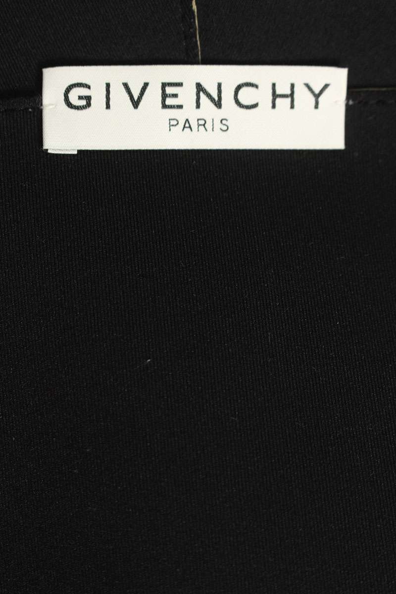 GIVENCHY Logo Hooded Lamb Leather Jacket Green Size M