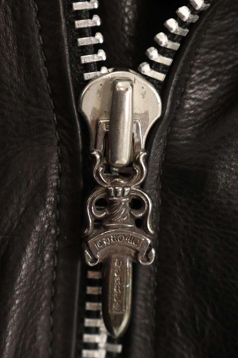 Chrome Hearts JJ DEAN HERMES Dagger Zip Riders Jkt Size M