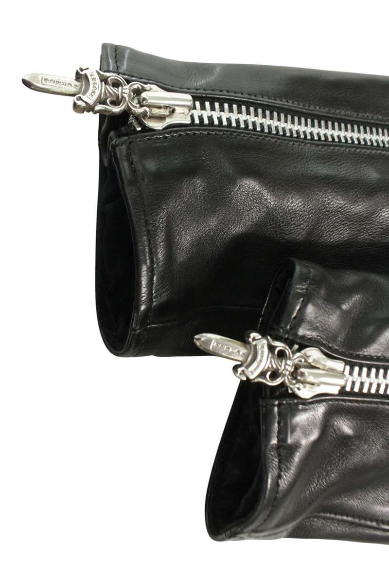 Chrome Hearts RACING2 Dagger Zip Single Riders Jkt Size S