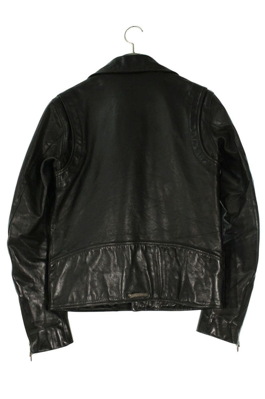 Chrome Hearts BASIC MOTO Dagger Zip Horsehide Jacket Size S