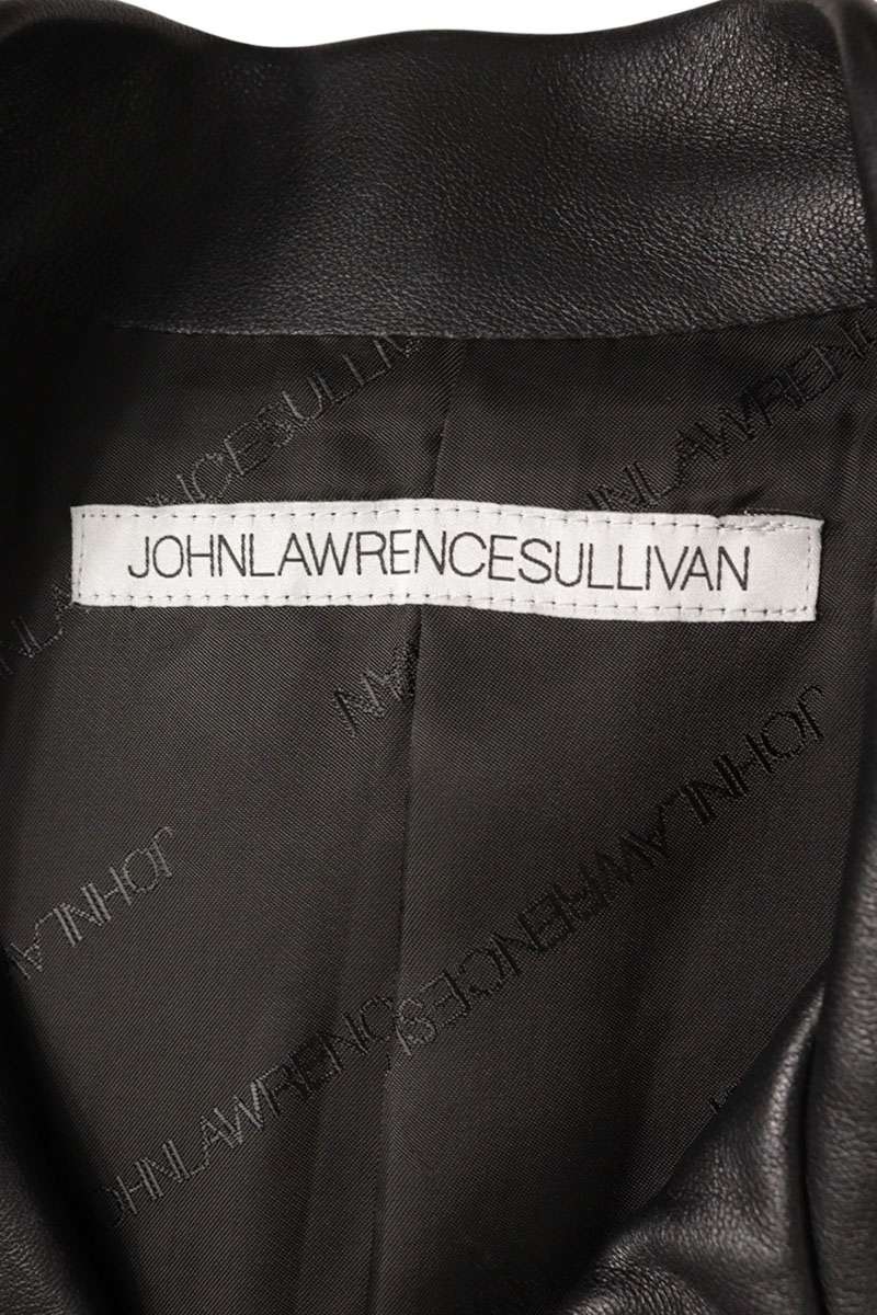 JOHNLAWRENCESULLIVAN Black Lambskin Rider Leather Size S
