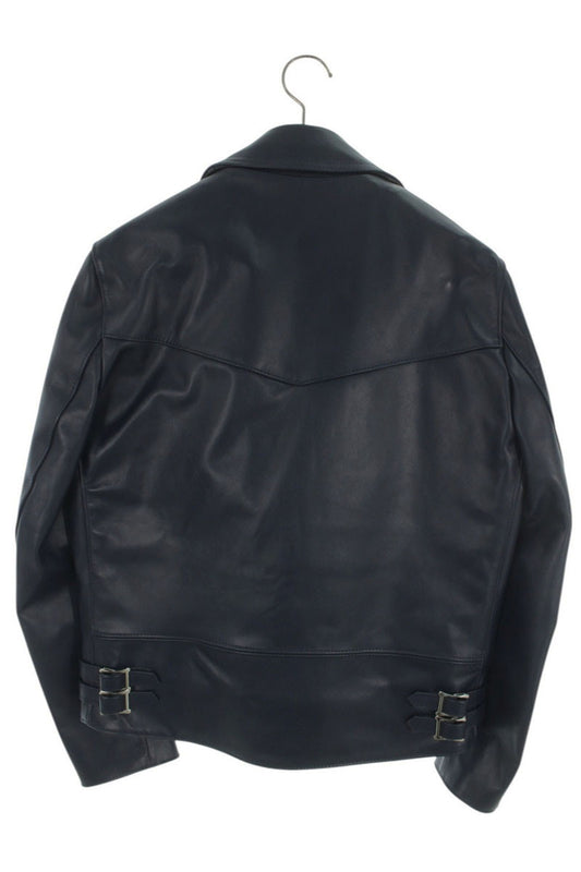 Lewis Leathers 402T Navy Red Horsehide Rider Jacket Size XS