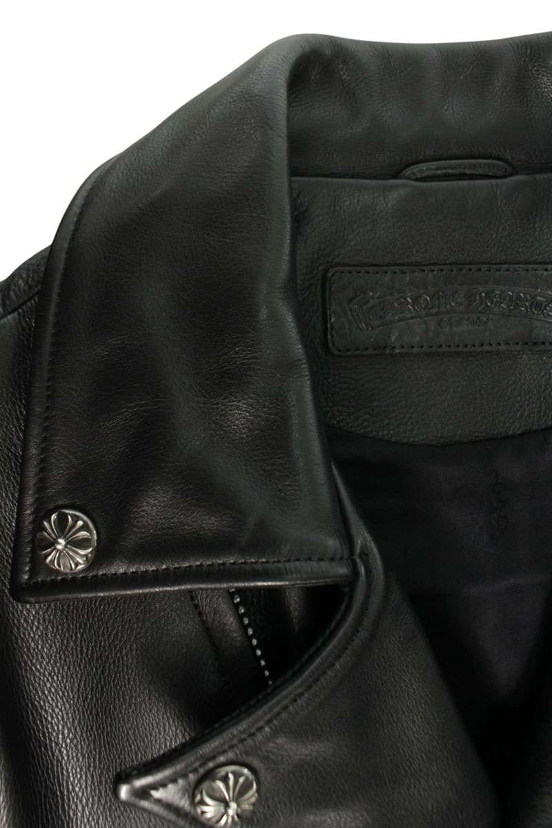 Chrome Hearts BASIC MOTO Cross Ball Dagger Zip Size S