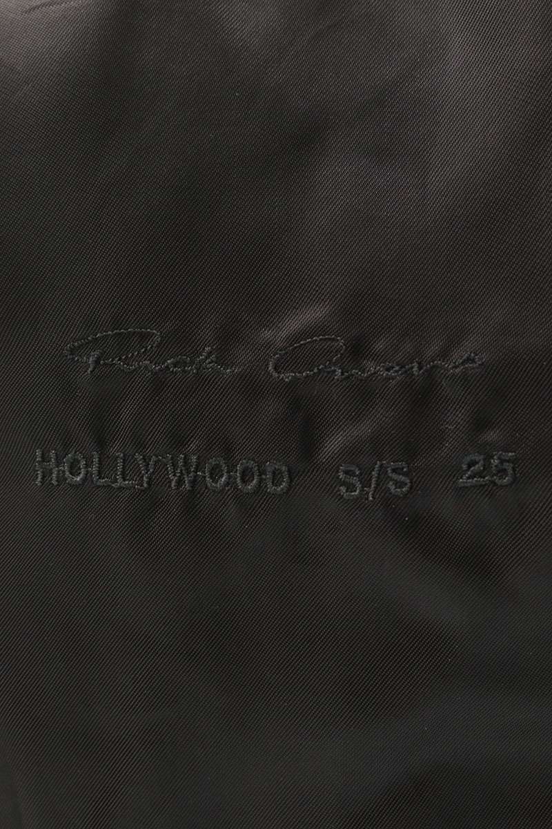 Rick Owens Bauhaus Double Cowhide Jacket Black Size 48