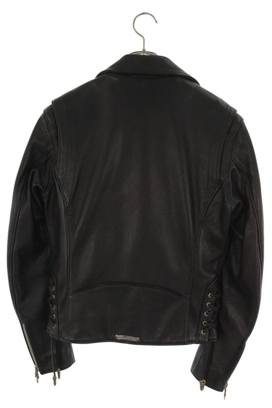 Chrome Hearts JJ Dean Dagger Zip Leather Jacket Size S