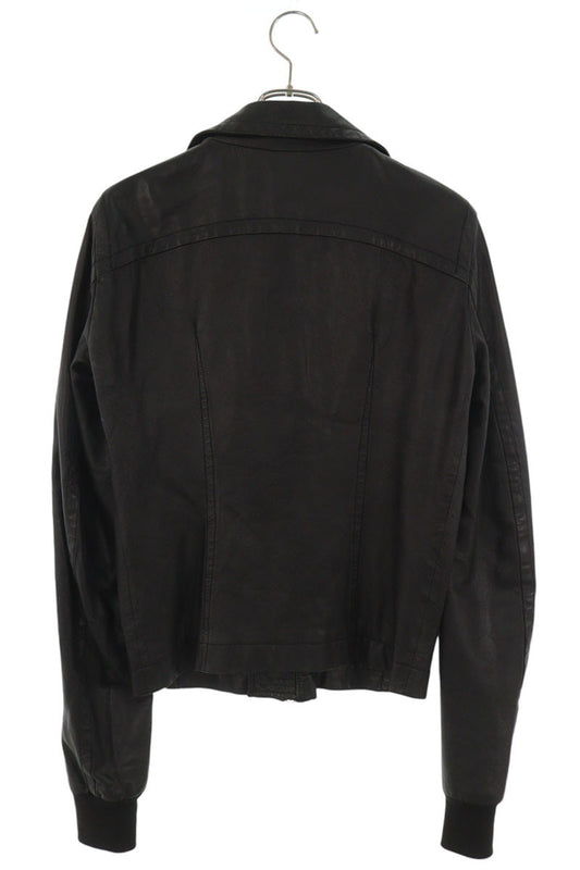 Rick Owens 08SS Single Lambskin Leather Jacket Black Size XS