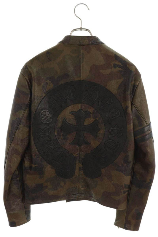 Chrome Hearts Racing 2 Cross Patch Camo Jacket Size S