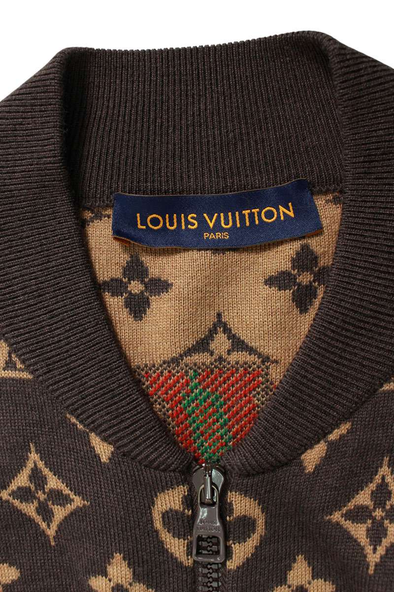 LOUISVUITTON 21AW NBA Monogram Graphic Zip Knit Size XL