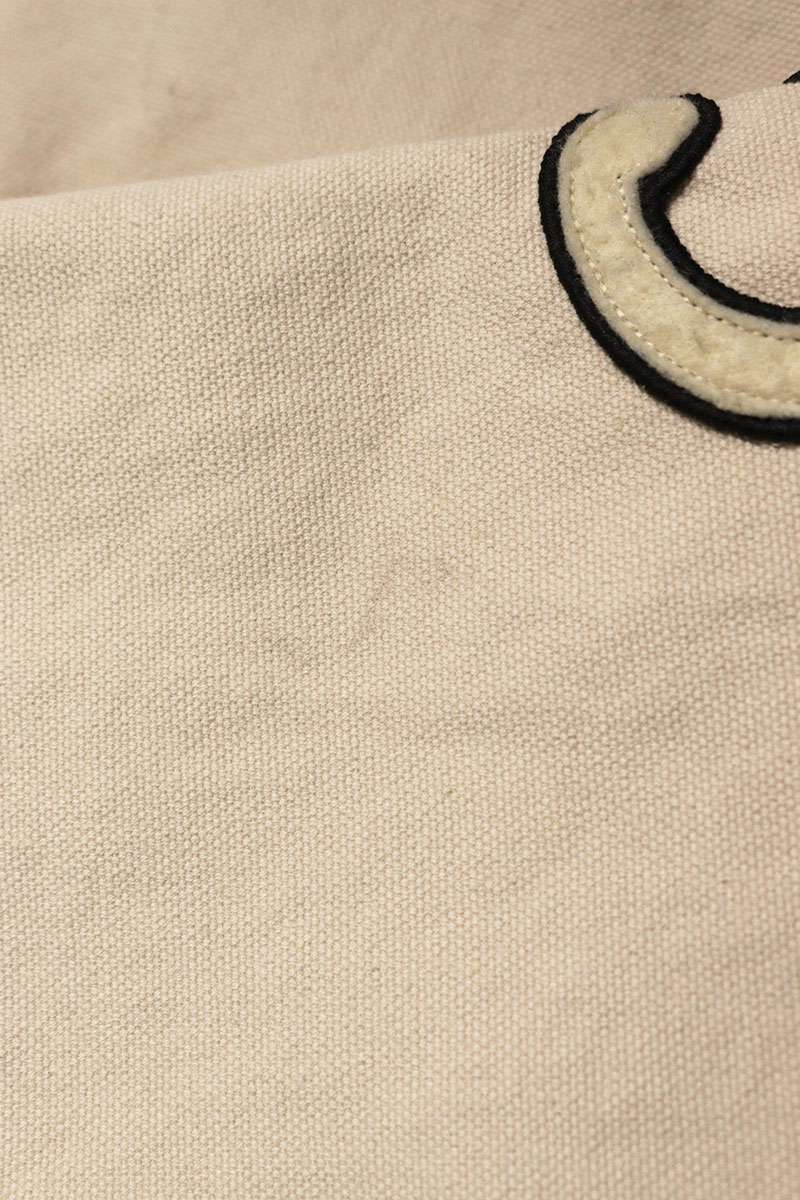 PRADA Cotton Canvas Patchwork Blouson White Size XXS