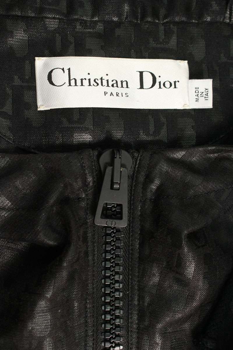 DIOR Coated Poly Cotton Blouson Black Size L