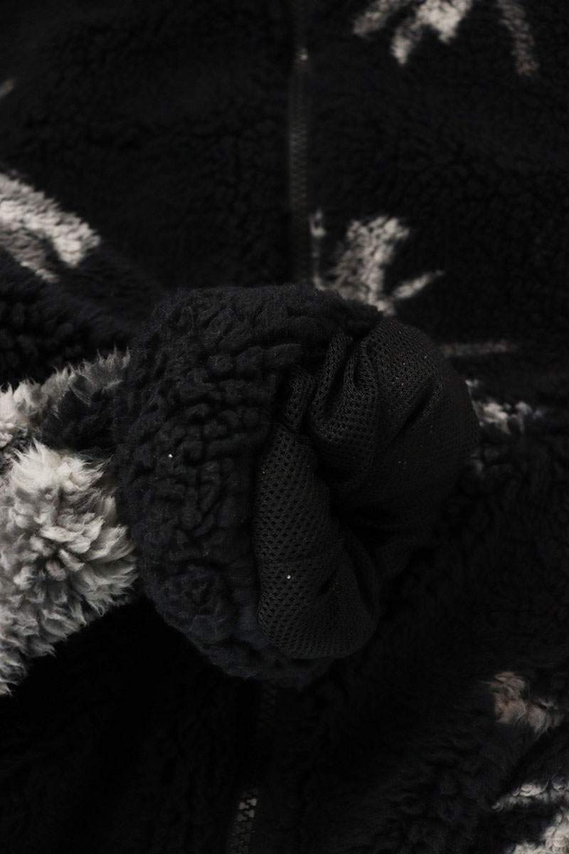 WIND AND SEA Palm Tree Fleece Hoodie Black Size L