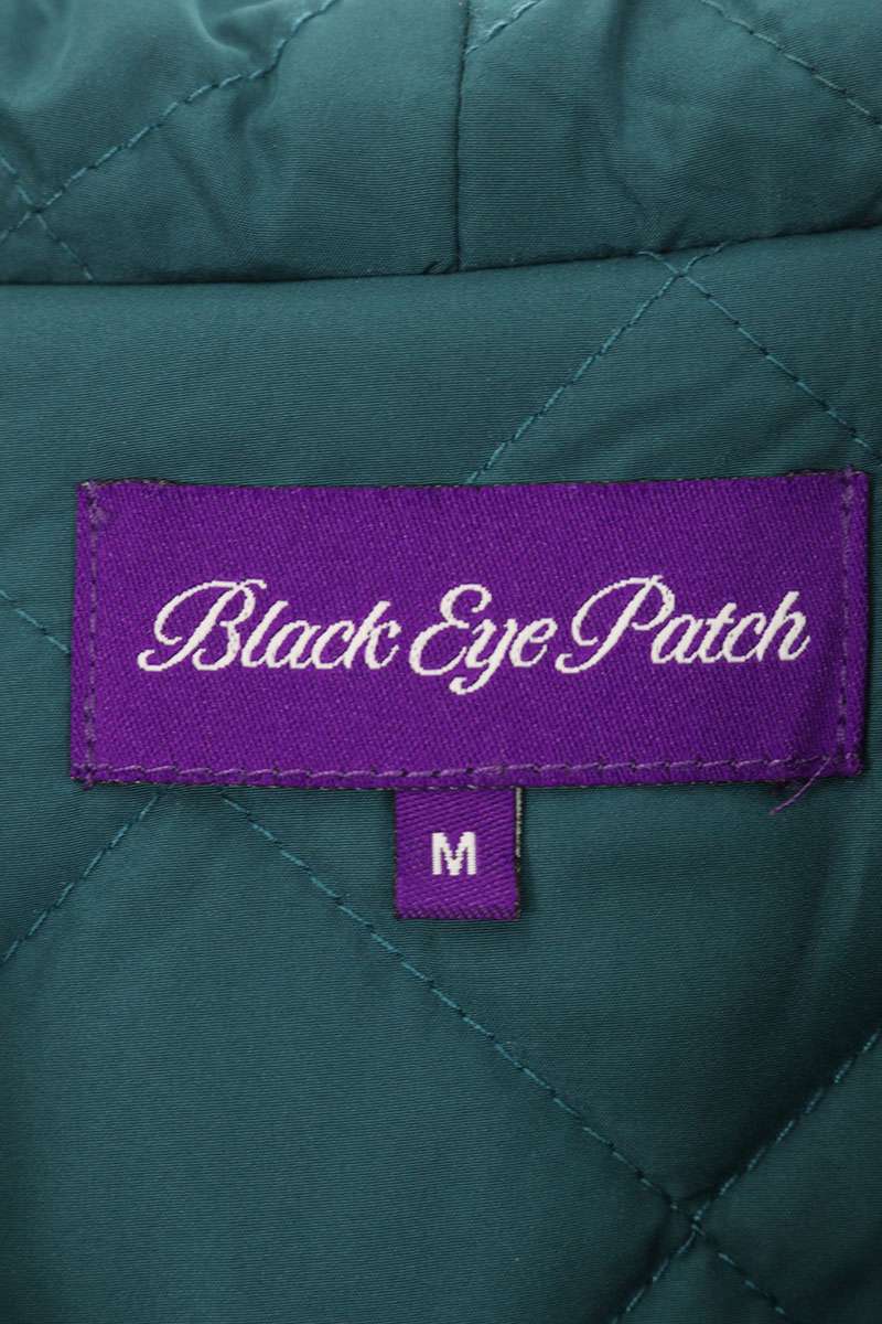BlackEyePatch B Emblem Hooded Velour Jacket Green Size M