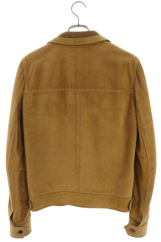 SAINT LAURENT PARIS 14AW Suede Trapper Jacket Brown Size 44