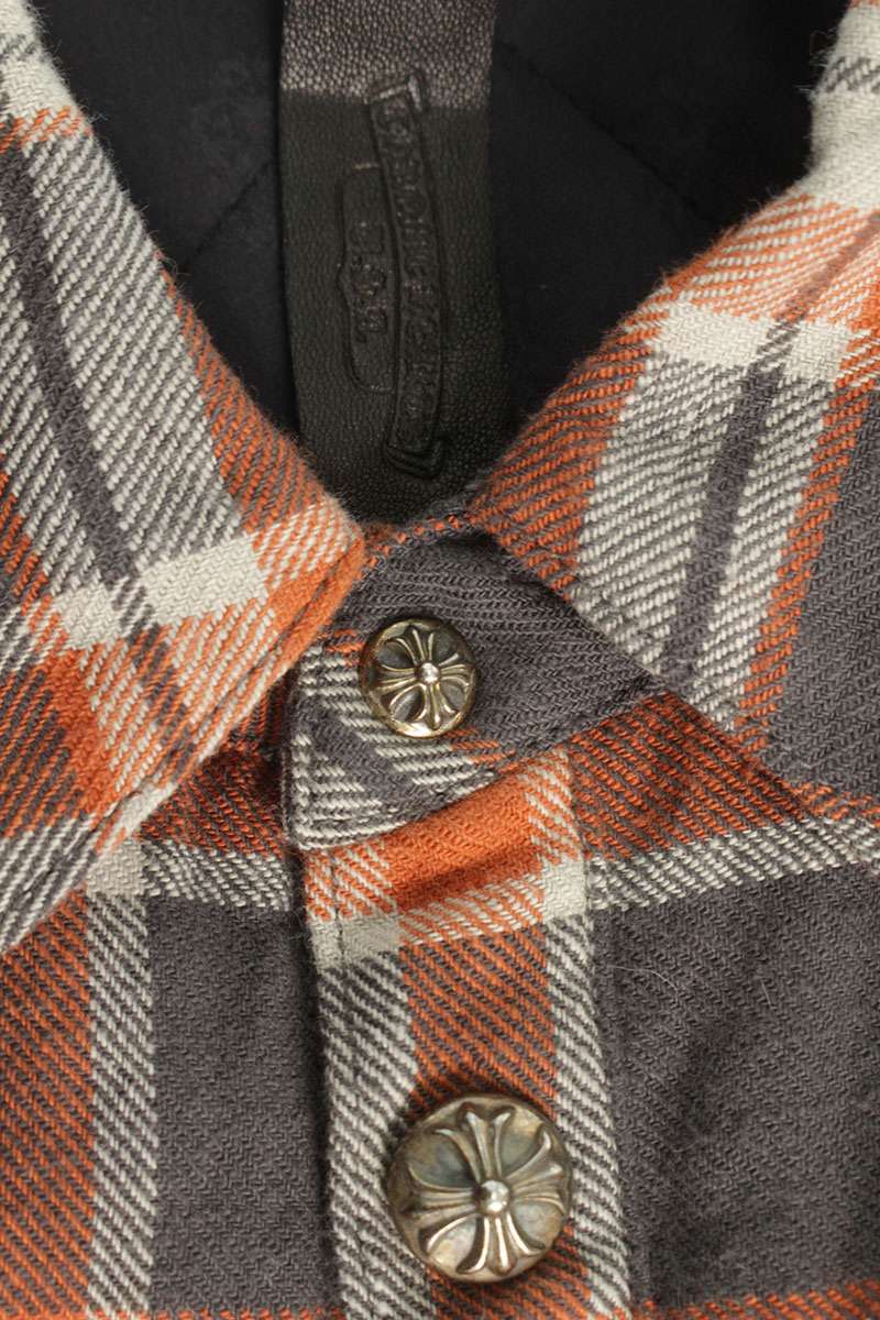 Chrome Hearts WORKN JNKYD PLD Floral Sleeve Check Size XL