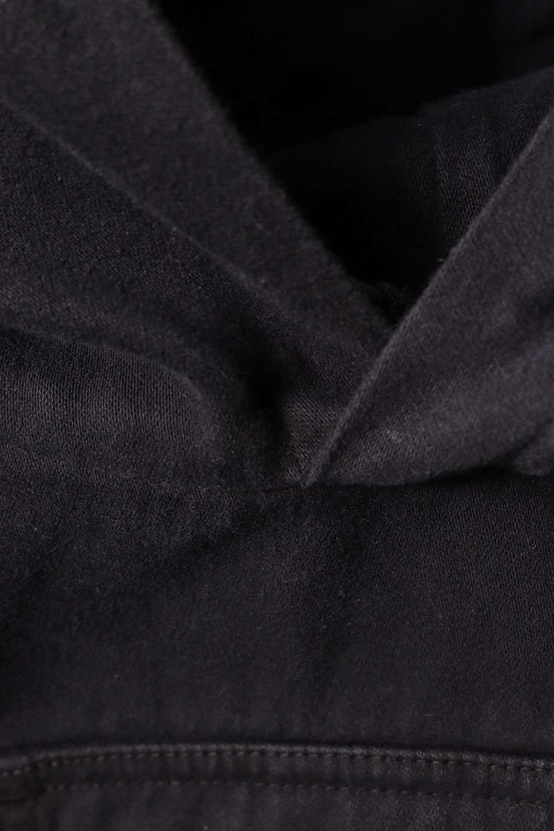 GAP SATEEN ANORAK HOODIE Black Size M