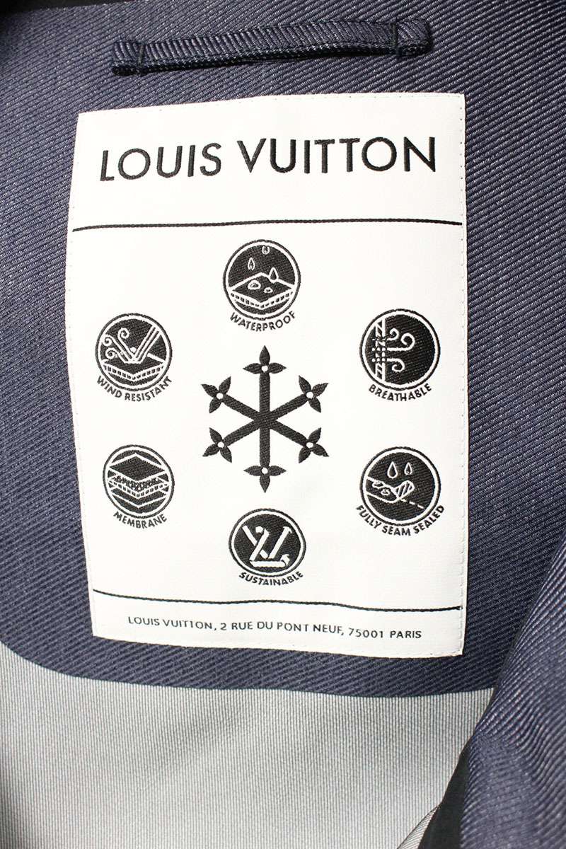 LOUISVUITTON 26SS Technical Shell Ski Blouson Navy Size M