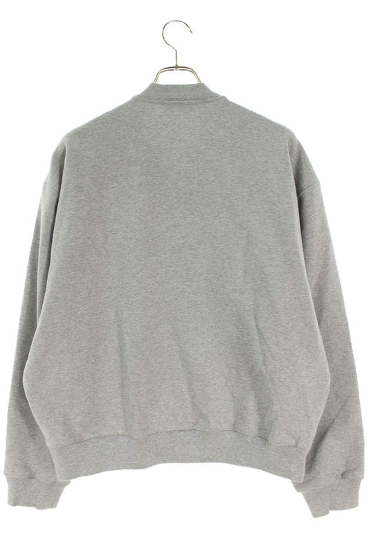 Marni 24AW Logo Print Sweat Blouson Gray Size S