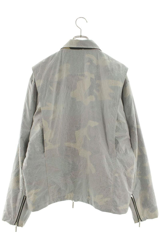 THUG CLUB Clouded Bio Soldier Camo Jacket White Size XL