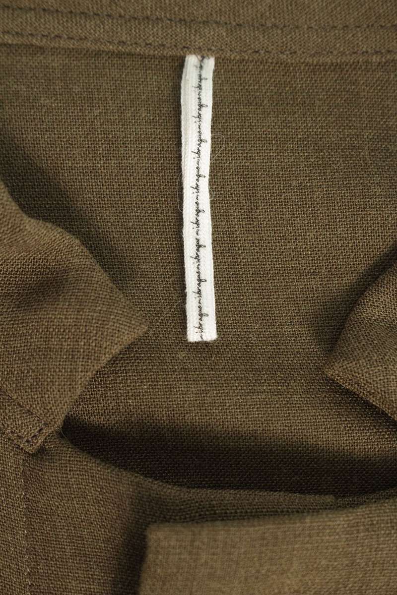 ms blaque Brown Poly Wool Field Jacket Size ML