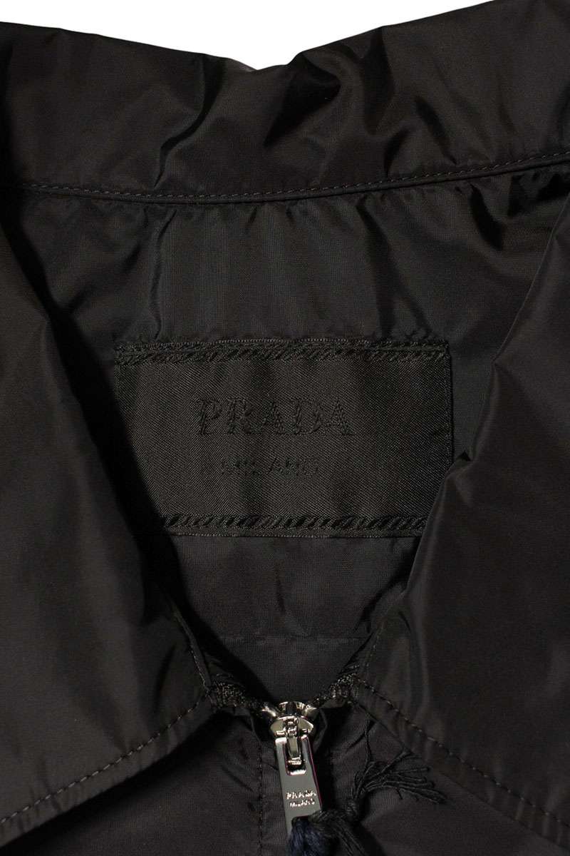 PRADA 26SS Black Re-Nylon Blouson Size L
