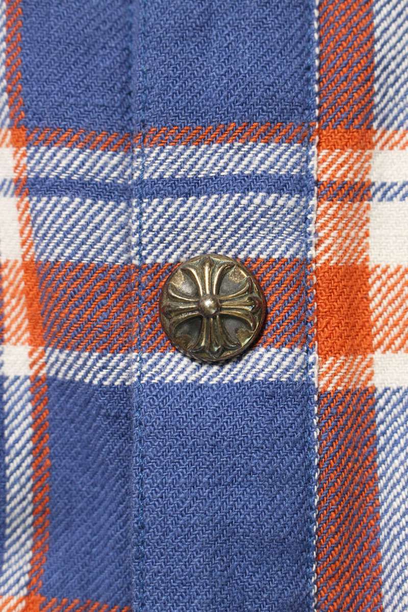 Chrome Hearts WORKN JNKYD PLD Floral Sleeve Check Size M