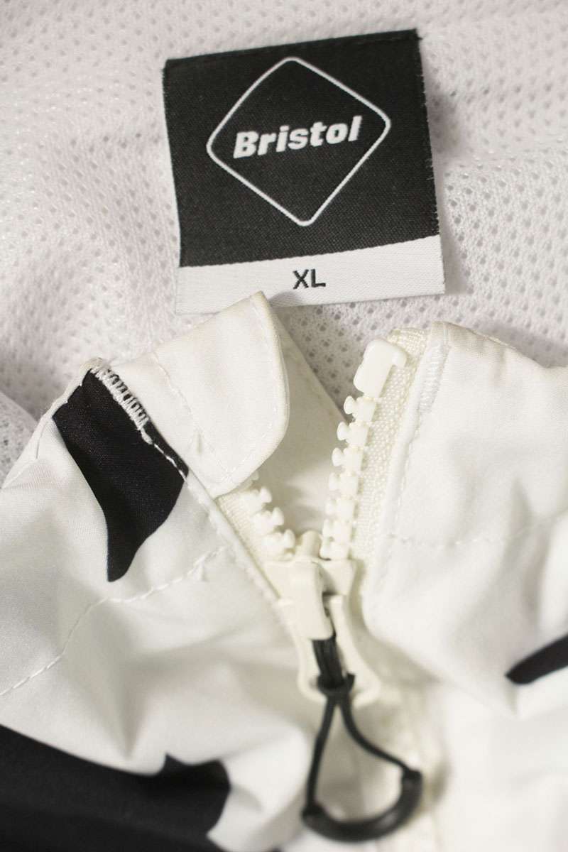 F.C.R.B Print Jacket White x Black Size XL