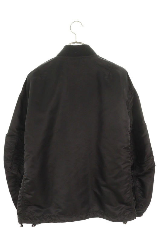 EMPORIO ARMANI Nylon Bomber Jacket Black Size XXL
