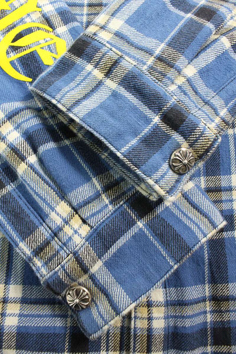 Chrome Hearts WORKN JNKYD PLD Check Shirt Jacket Size L