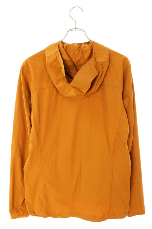 ARCTERYX L07358000 Logo Nylon Hooded Jacket Orange Size XS