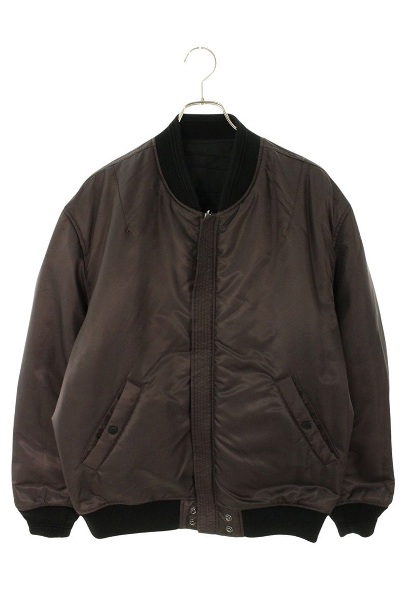 DIESEL Black Nylon D Logo Reversible Bomber Size M